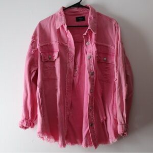 Vici Pink Bomber Jacket
